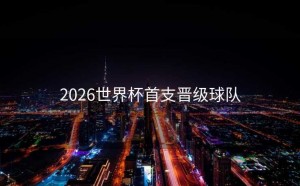 2026世界杯首支晋级球队