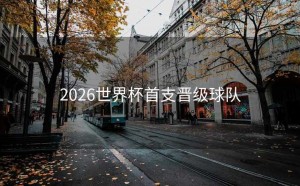 2026世界杯首支晋级球队
